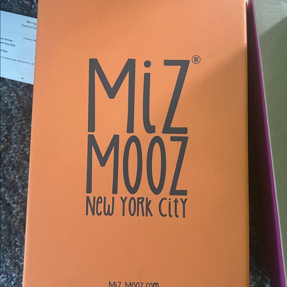 Miz Mooz Vibrant Orange Shoe Box